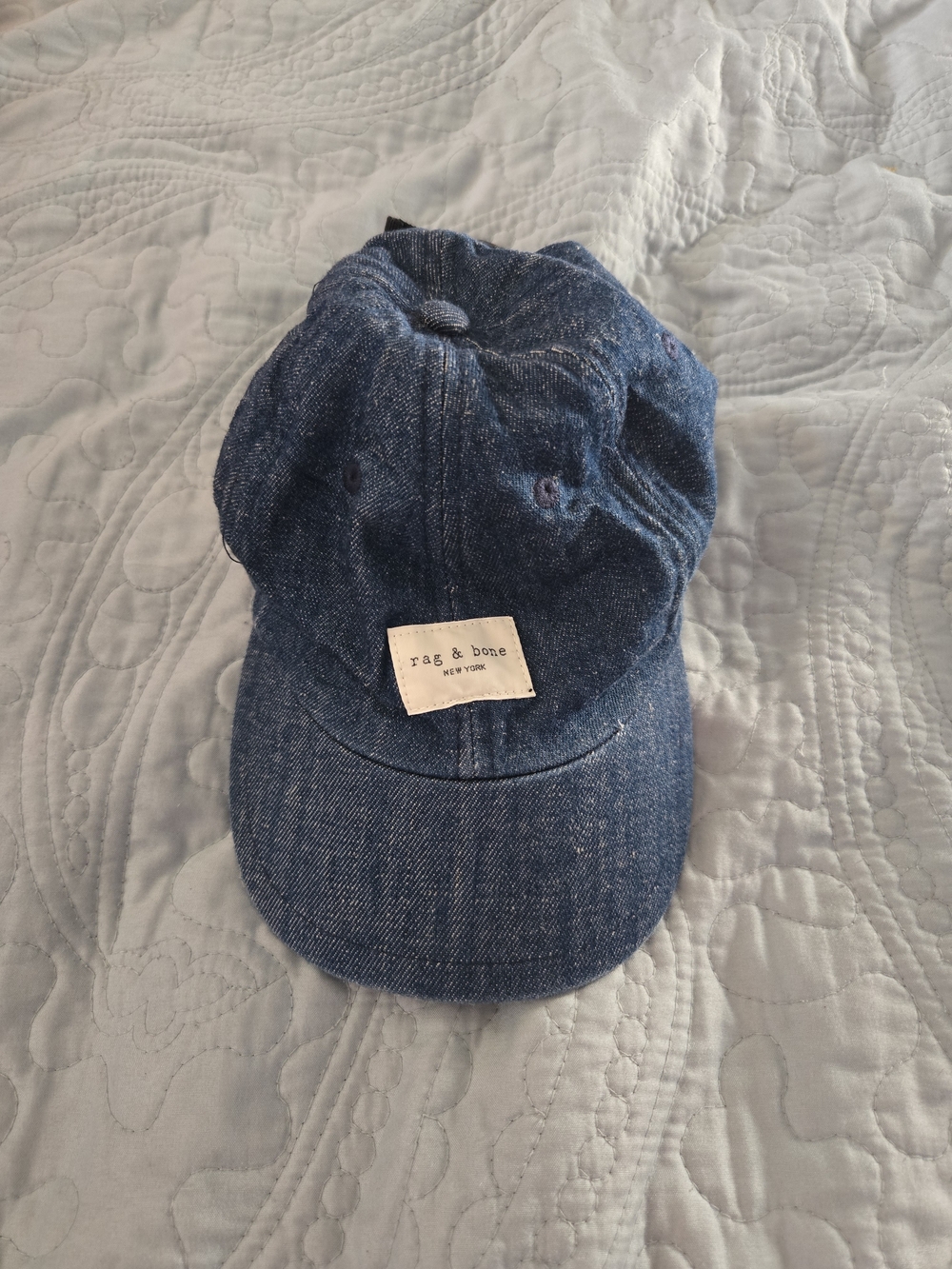 rag & bone denim baseball cap